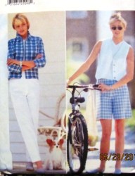 4868 EZ SPORT ZIP JACKET, SLVLSS TOP, SHORTS, PANTS PATTERN 6-16